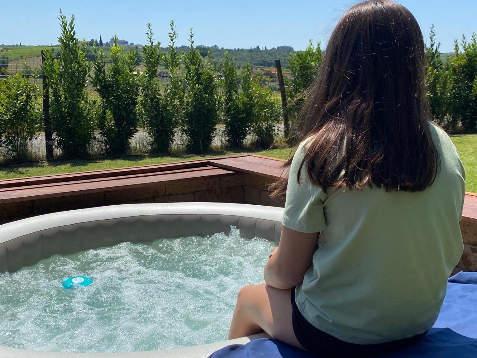 Podere La Vignata Toiano Bagian luar foto